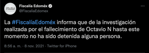 Octavio Ocaña: Fiscalía reitera que no hay detenidos por muerte de